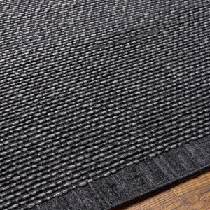 Surya Sycamore 10' X 14' Handmade Eco-friendly Area Rug - Cottage Charm With Easy Care & Style Charcoal Recycled Pet Yarn Syc2302-23