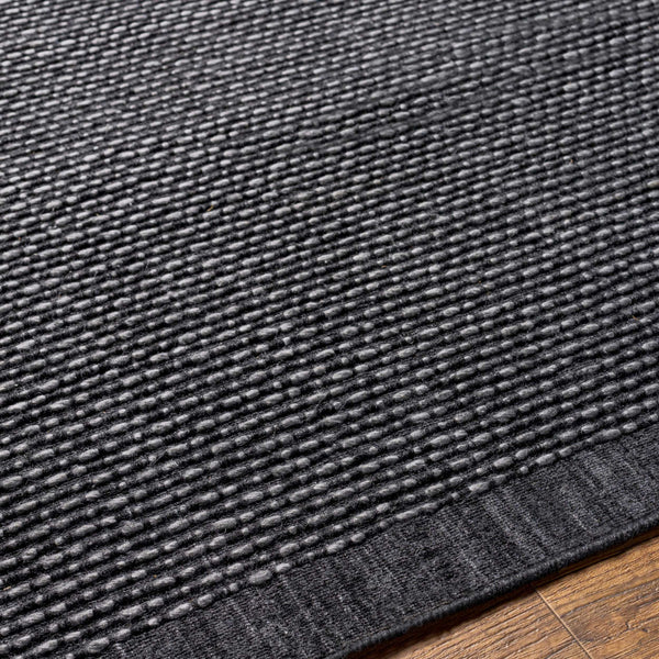 Surya Sycamore 10' X 14' Handmade Eco-friendly Area Rug - Cottage Charm With Easy Care & Style Charcoal Recycled Pet Yarn Syc2302-23