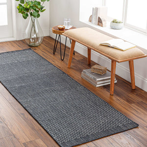 Surya Sycamore 10' X 14' Handmade Eco-friendly Area Rug - Cottage Charm With Easy Care & Style Charcoal Recycled Pet Yarn Syc2302-268