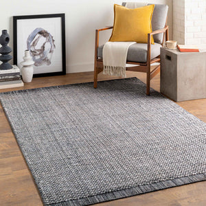 Surya Sycamore 10' X 14' Handmade Eco-friendly Area Rug - Cottage Charm With Easy Care & Style Charcoal Recycled Pet Yarn Syc2303-576