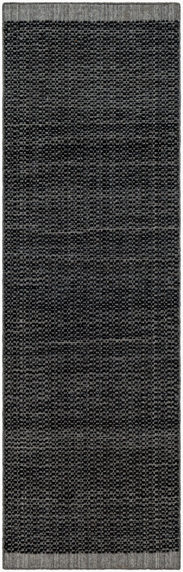Surya Sycamore 10' X 14' Handmade Eco-friendly Area Rug - Cottage Charm With Easy Care & Style Black Recycled Pet Yarn Syc2304-268