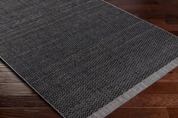 Surya Sycamore 10' X 14' Handmade Eco-friendly Area Rug - Cottage Charm With Easy Care & Style Black Recycled Pet Yarn Syc2304-810