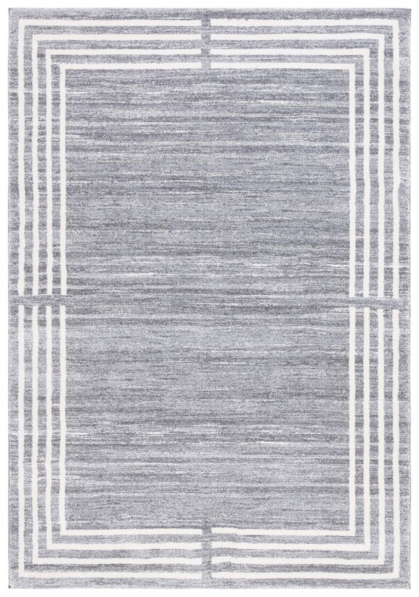 Safavieh Symphony 618 Power Loomed 100% Polypropylene Modern Rug Grey / Ivory SYH618F-8