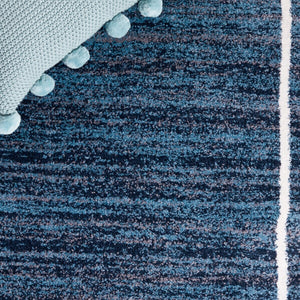 Safavieh Symphony 618 Power Loomed 100% Polypropylene Modern Rug Navy / Ivory SYH618N-8