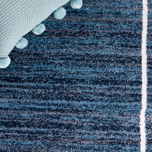 Safavieh Symphony 618 Power Loomed 100% Polypropylene Modern Rug Navy / Ivory SYH618N-8