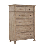 Higgins Street 5-Drawer Chest Brown with Woodland Stone Finish P349124 Pulaski Furniture