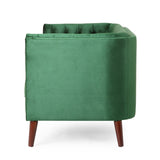 Christopher Knight Home® - Noble House - Holasek Contemporary Velvet Upholstered Tufted Loveseat