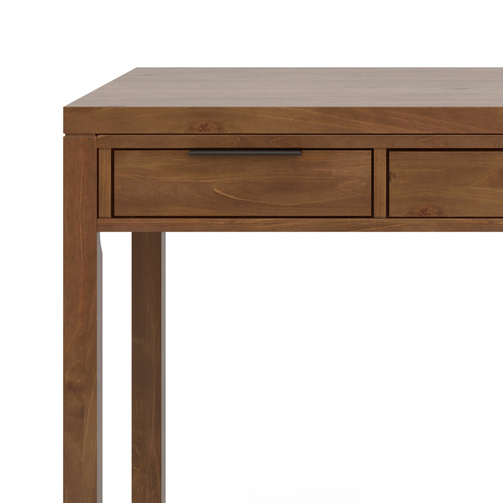 English Elm Hollander Desk - Handcrafted Solid Wood In Medium Saddle Brown With Practical Storage & Timeless Style B136P158688