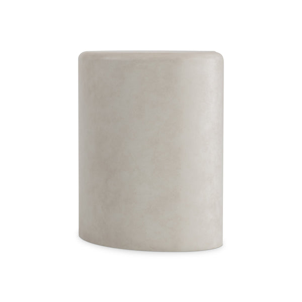 Bernhardt Bernhardt Nova Side Table In Light Vellum Finish — Sculptural Kidney-Shaped Wood Accent Table, 23" 519122