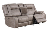 Parker House Parker Living Blake - Desert Taupe Manual Reclining Sofa Loveseat and Recliner Desert Taupe 100% Polyester (W) MBLA-321-DTAU