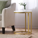 Christopher Knight Home® - Noble House - Ingersol Modern Glam C-Shaped End Table