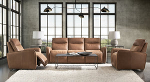 Bernhardt Bernhardt Sorrento Leather Power Recliner With Usb, Plush Foam Seating, Tailored Tufting, Quiet Motorize 382RLO