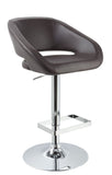 Modrest Joel - Contemporary Brown Eco-Leather Bar Stool