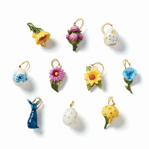 Lenox Floral Easter 10-Piece Ornament Set Multi, NO COLOR PORCELAIN 893393