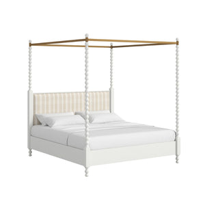 A.R.T. Furniture Haven Canopy Bed Kit: Vintage Charm Meets Modern Comfort for a Serene Bedroom Retreat Experience 339136-2367CN