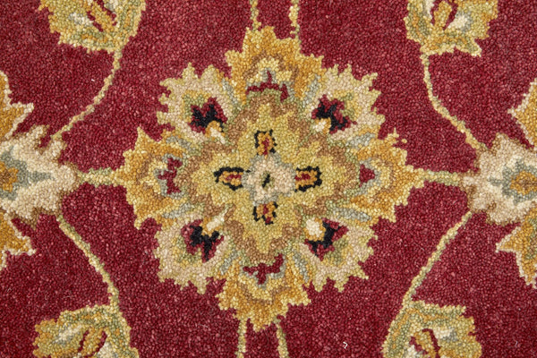 Feizy Rugs Wagner Hand Tufted Wool Oriental Rug - Durable, Stain-resistant Design Perfect For High-traffic Areas Red,Black,Gold Wool Wgr8942fredblkf00