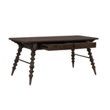 Revival Row Writing Desk Brown with Chimney Smoke Finish P348550 Pulaski Furniture