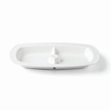 Lenox Profile Divided Tray with Cheers Popper Set White, WHITE PORCELAIN 893867