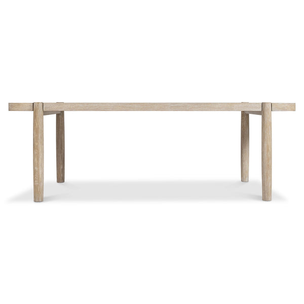 Bernhardt Bernhardt Antibes Dining Table In Roz Rustic Oak — 90" Rectangular Rustic-Modern Centerpiece, Sturdy Elegance 350222