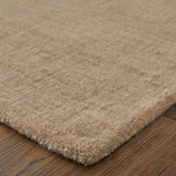 Feizy Rugs Luna Wool Hand Woven Casual Rug Tan 10' x 10' Round
