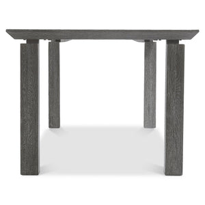 Bernhardt Bernhardt Menton 90" Rustic Modern Dining Table With Floating Beveled Top & Notched Block Legs 352220