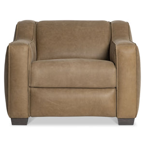 Bernhardt Bernhardt Flynn Leather Power Recliner Chair With Pop-Up Headrest, Lift Footrest & Tailored Welt 752RLO