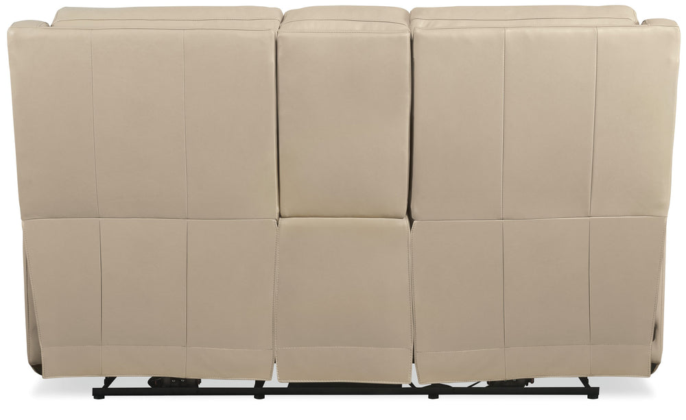 Hooker Furniture Nelson Zero Gravity Power Loveseat Top Grain Leather Recliner with Lumbar Support SS836-PHZLC2-070