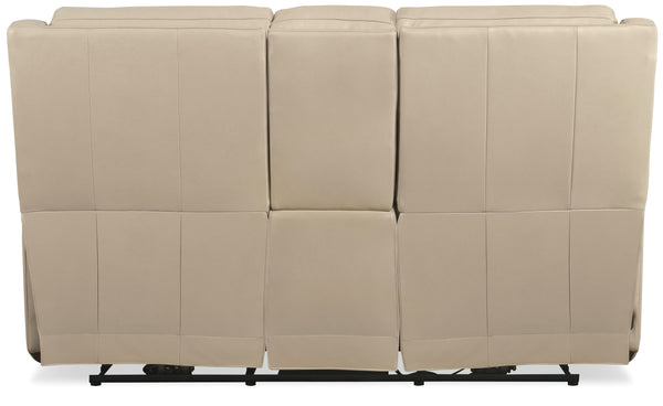 Hooker Furniture Nelson Zero Gravity Power Loveseat Top Grain Leather Recliner with Lumbar Support SS836-PHZLC2-070