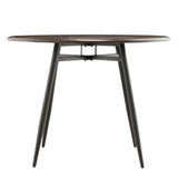 Homelegance By Top-Line Pascal Two-Tone Wood Dining Table Black Wood