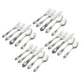 Lenox Oneida Wordsworth 20 Piece Everyday Flatware Set, Service for 4 Metallic, STAINLESS METAL 2285020C