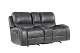 Steve Silver Keily Gray Manual Console Loveseat KE800CLG