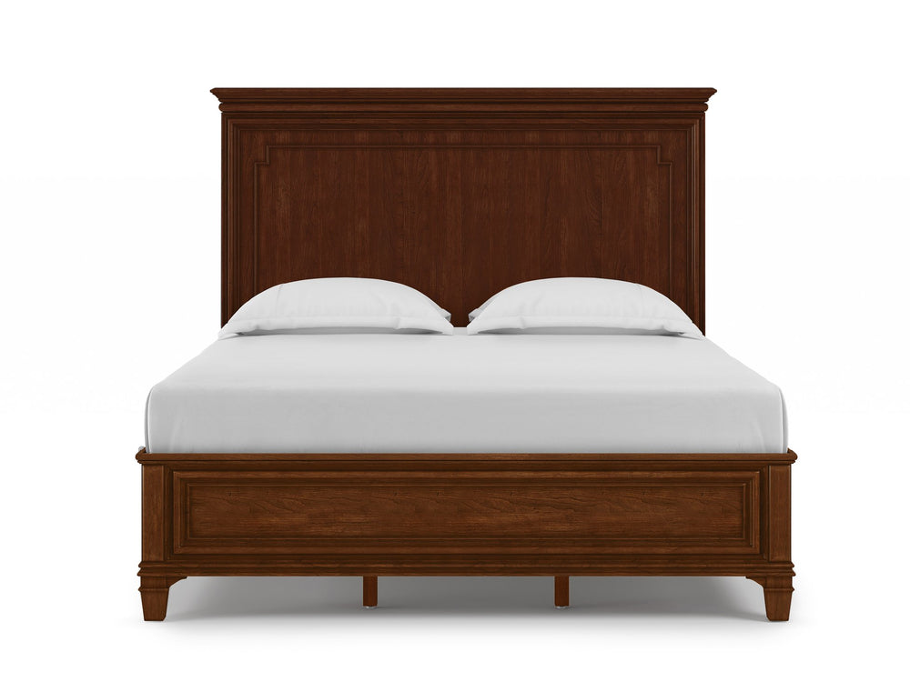 A.R.T. Furniture Newel Queen Panel Bed In Vintage Cherry - Luxurious Traditional Design With Poplar & Cherry Veneers Brown Poplar Solids,Cherry Veneers 294125-1406