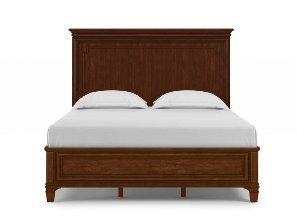 A.R.T. Furniture Newel Queen Panel Bed In Vintage Cherry - Luxurious Traditional Design With Poplar & Cherry Veneers Brown Poplar Solids,Cherry Veneers 294125-1406