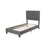 Christopher Knight Home® - Noble House - Eveleth Contemporary Upholstered Twin Bed Platform