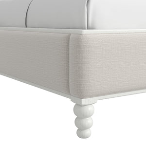 A.R.T. Furniture Haven Upholstered King Bed in Warm White - Modern Comfort, Timeless Style, and Durable Design 339126-2367