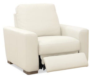 Hooker Furniture Optimus Top-grain Leather Power Recliner with Adjustable Headrest and Usb Port SS925-PH1-081-S