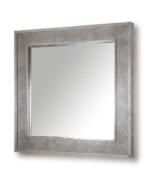 Parker House Crossings Serengeti Wall Mirror Sandblasted Fossil Grey Solid Mango SER#M43