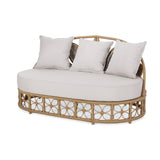 Christopher Knight Home® - Noble House - Shane Outdoor Wicker Daybed with Pillows