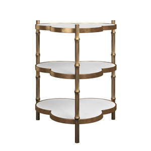 A.R.T. Furniture Eave II Accent Table – Sculptural Three-Tier Design with Reflective Surfaces for Modern Interiors 436368-1227