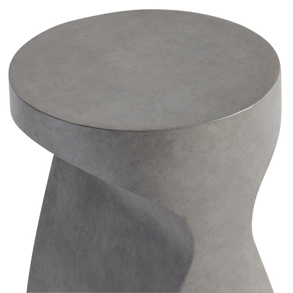 Bernhardt Bernhardt Sereno Accent Table In Sasso Faux-Stone Finish — Sculptural Rustic-Modern Side Table, 16" 329113