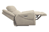 Parker House Spencer - Tide Pebble Power Reclining Sofa And Two Recliners Light Grey 100% Polyester (W) Mspe-311ph-tpe