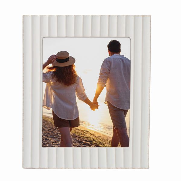 Lenox French Perle Scallop 8x10 Frame White, OFF WHITE STONEWARE 895083