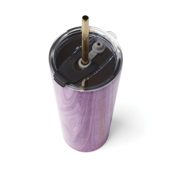 Lenox Cambridge 24 Oz Pink Geo Insulated Tumblers, Set of 2 NO COLOR METAL EWG7PNCB2DS