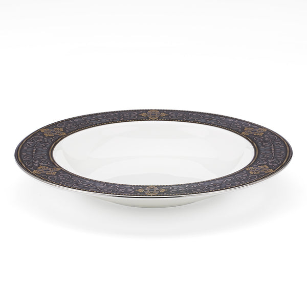 Lenox Vintage Jewel Rimmed Bowl White, WHITE BONE CHINA 6089346