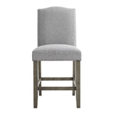 Grayson Counter Chair Gray, Set of 2