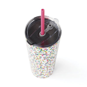 Lenox Cambridge 24 Oz Confetti Insulated Tumblers, Set of 2 NO COLOR METAL EP851MTCB2DS