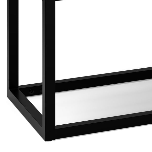 English Elm Reynolds Distressed Chestnut Brown Bench - Handcrafted Vegan Leather Ottoman For Modern Spaces B136P159250-GIGA