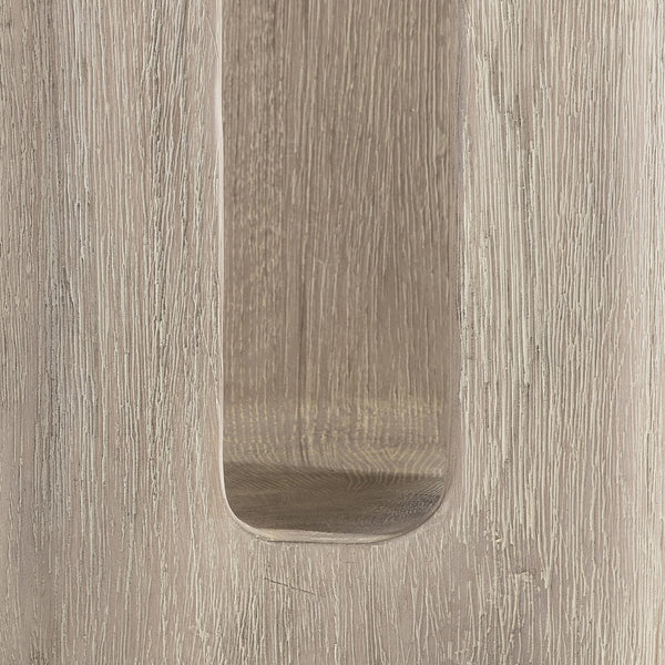 Bernhardt Bernhardt Lucerne Wire-brushed Oak Sculptural Accent Table for Modern Living Rooms 393122