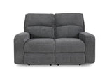 Parker House Parker Living Polaris - Bizmark Grey Power Reclining Loveseat Bizmark Grey 100% Polyester (W) MPOL#822PH-BIG