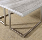 English Elm Steve Silver - David - Cocktail Table - White